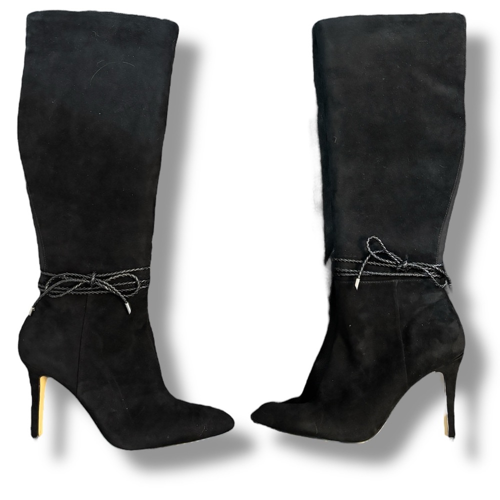 White House Black Market Suede Heel Boots, Women’s 7.5. New, never worn